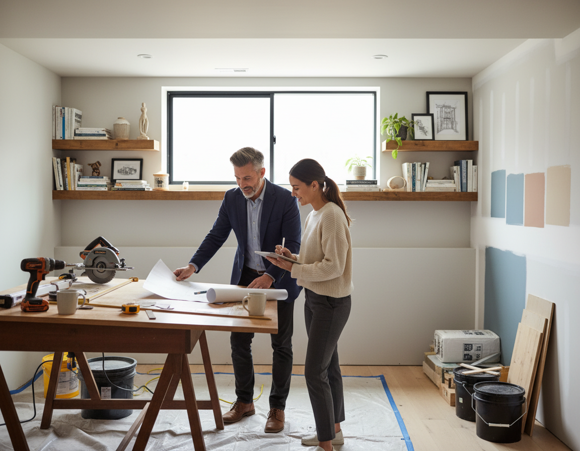 Basement Remodel in Bellevue